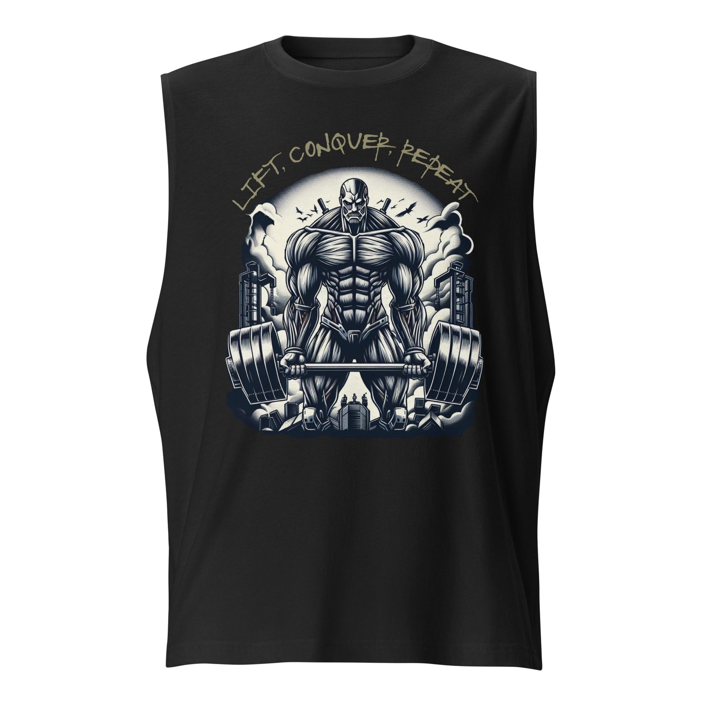 AOT workout shirt - Lift, Conquer, Repeat