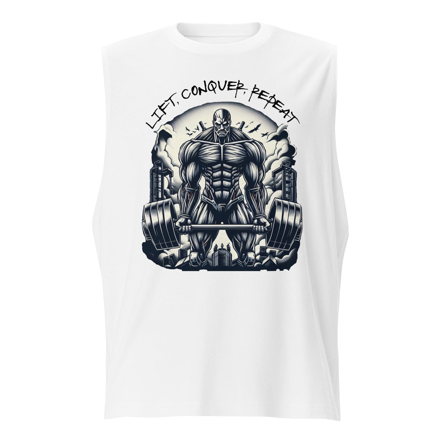 AOT workout shirt - Lift, Conquer, Repeat